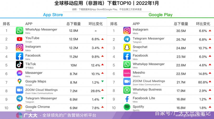 app下载排名查询（全国app下载量排名）