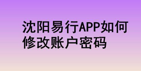 沈阳易行app下载（沈阳易行app客服电话）